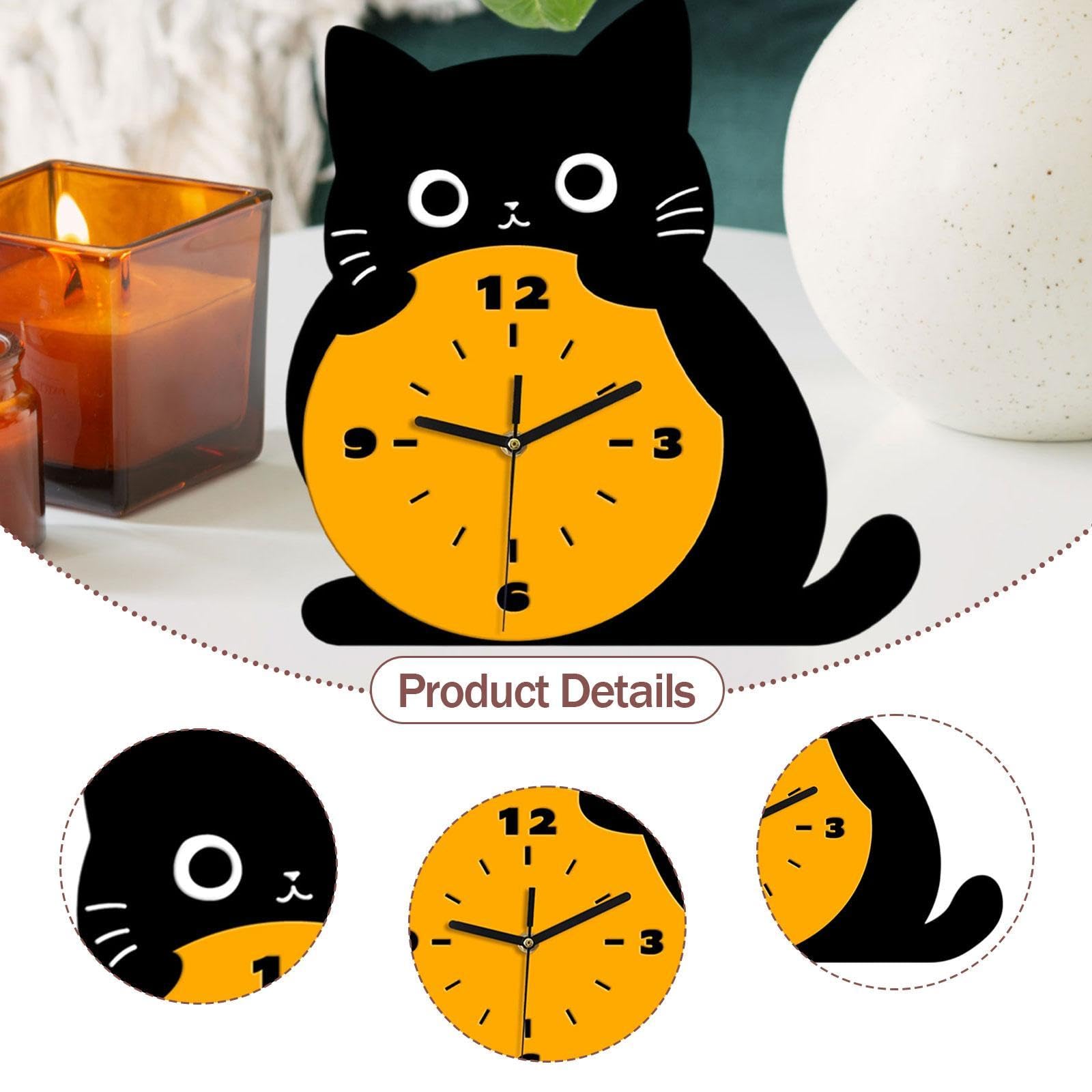 Amazon.co.jp: Toysmith 猫の置時計飾り シンプルでファッショナブルな 