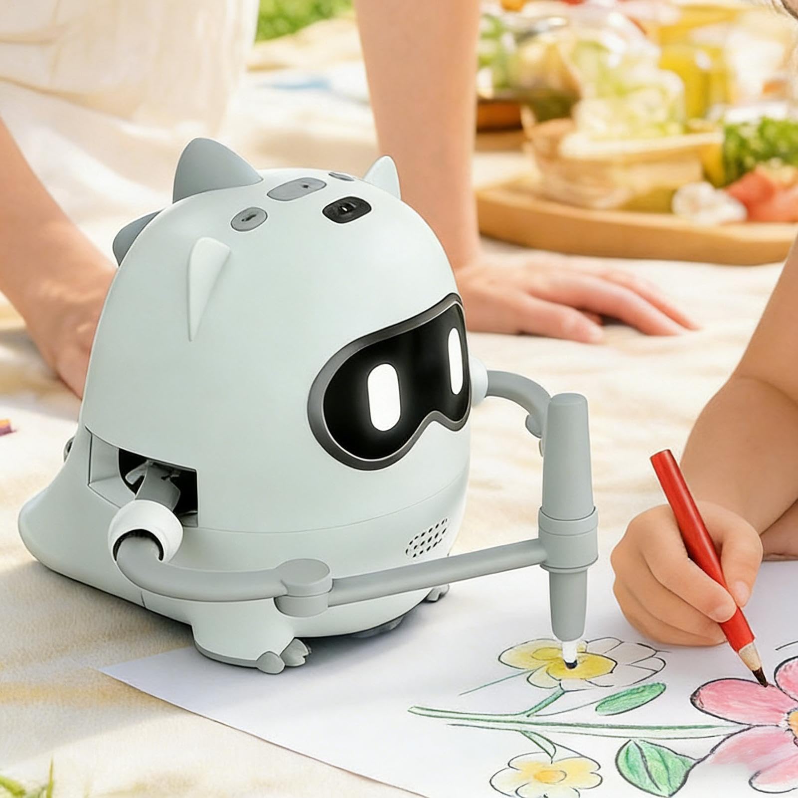 Robot Rysujący Dla Dzieci Interaktywne Edukacyjne Materiały Artystyczne Z | Robot Rysujący Na Święto Dziękczynienia Do Klasy Przedszkola Domu Parku Dla Czasu Rodzinnego