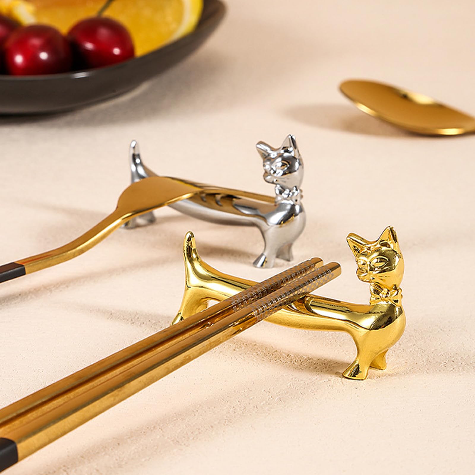 Repose-Baguettes, Support pour Baguettes de Restaurant, Support Mignon pour cuillère et Fourchette, Support pour Baguettes et Couteau de Table.