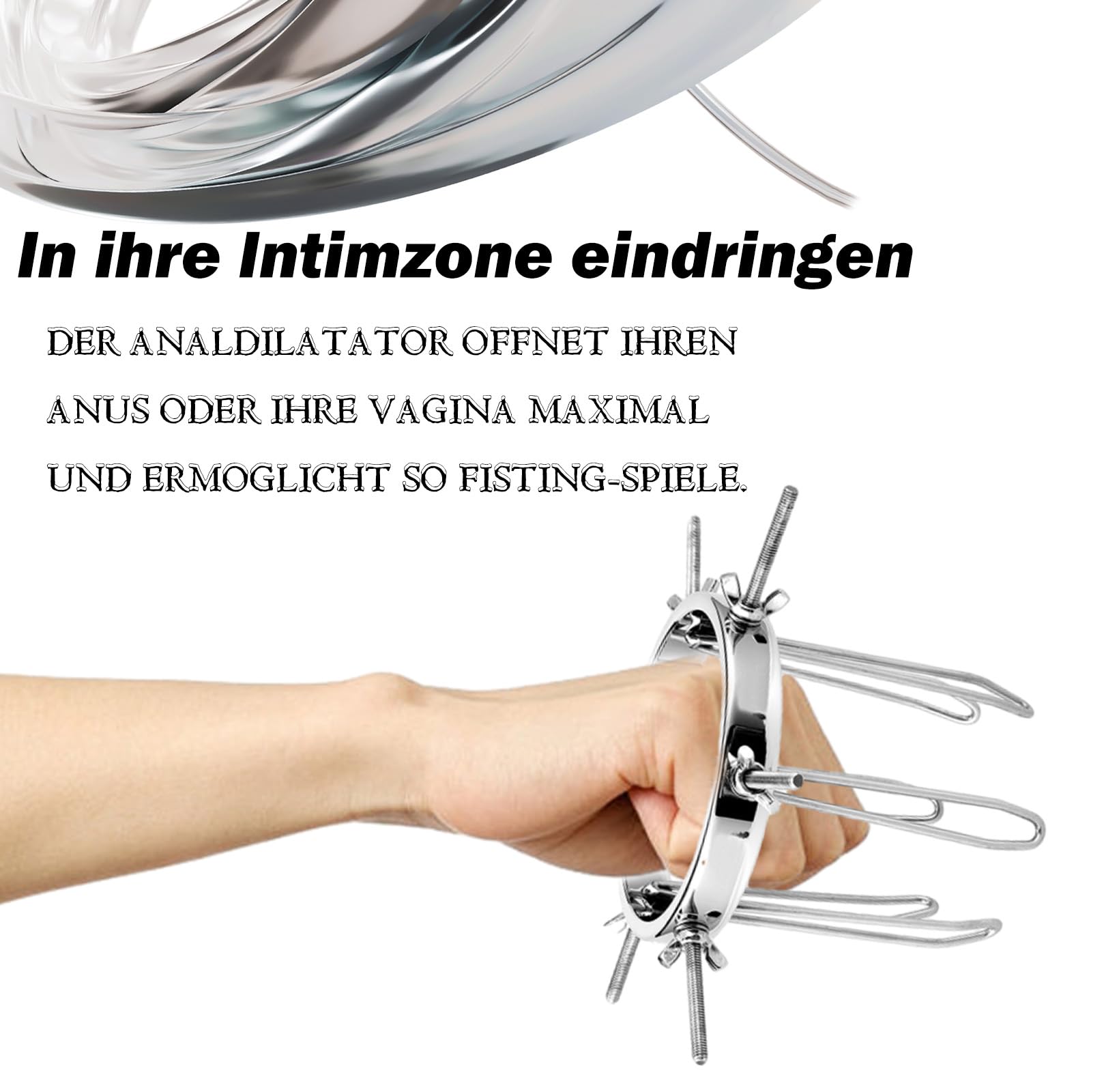 écarteur anal écarteur de lèvres écarteur anal en métal spéculum anal dilatation anale dilatateurs de spéculum fisting BDSM jouet anal SM tunnel plug pour femmes hommes couples