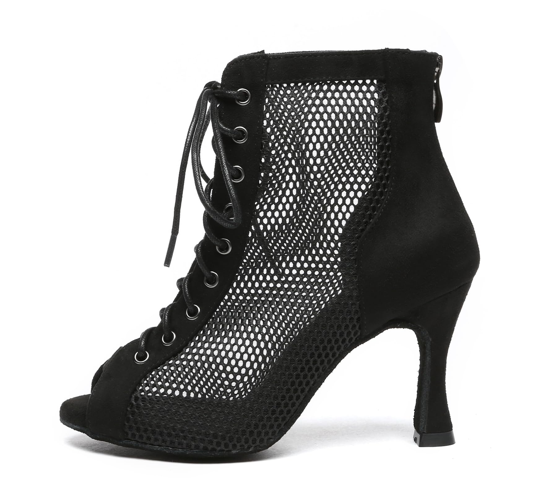 Sexy Damen Ballroom Tanzschuhe Offene Tanzen Stiefeletten Abend Prom Sandalen