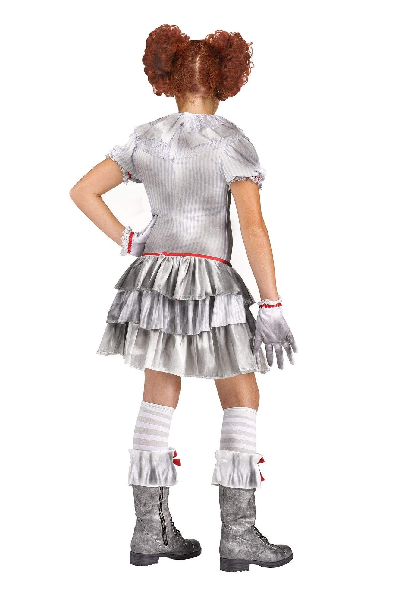 shoperama Costume da Carnevil Clown per bambini, 4 pezzi