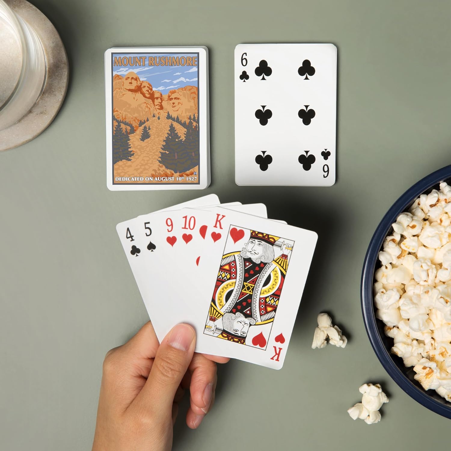 Lantern Press Mt Rushmore National Memorial, South Dakota, 52 Playing Cards for Adults, Poker Size Card Deck
