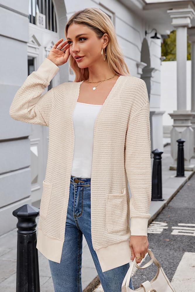 新品 2025ss NEIGHBORHOOD PLAIN CARDIGAN L Allmloers Women's Knit Cardigan 2025 Open Front Oversized