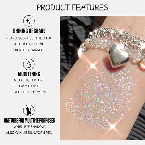 Miniatura 3 de Delineador de ojos con brillo líquido #01 +#04