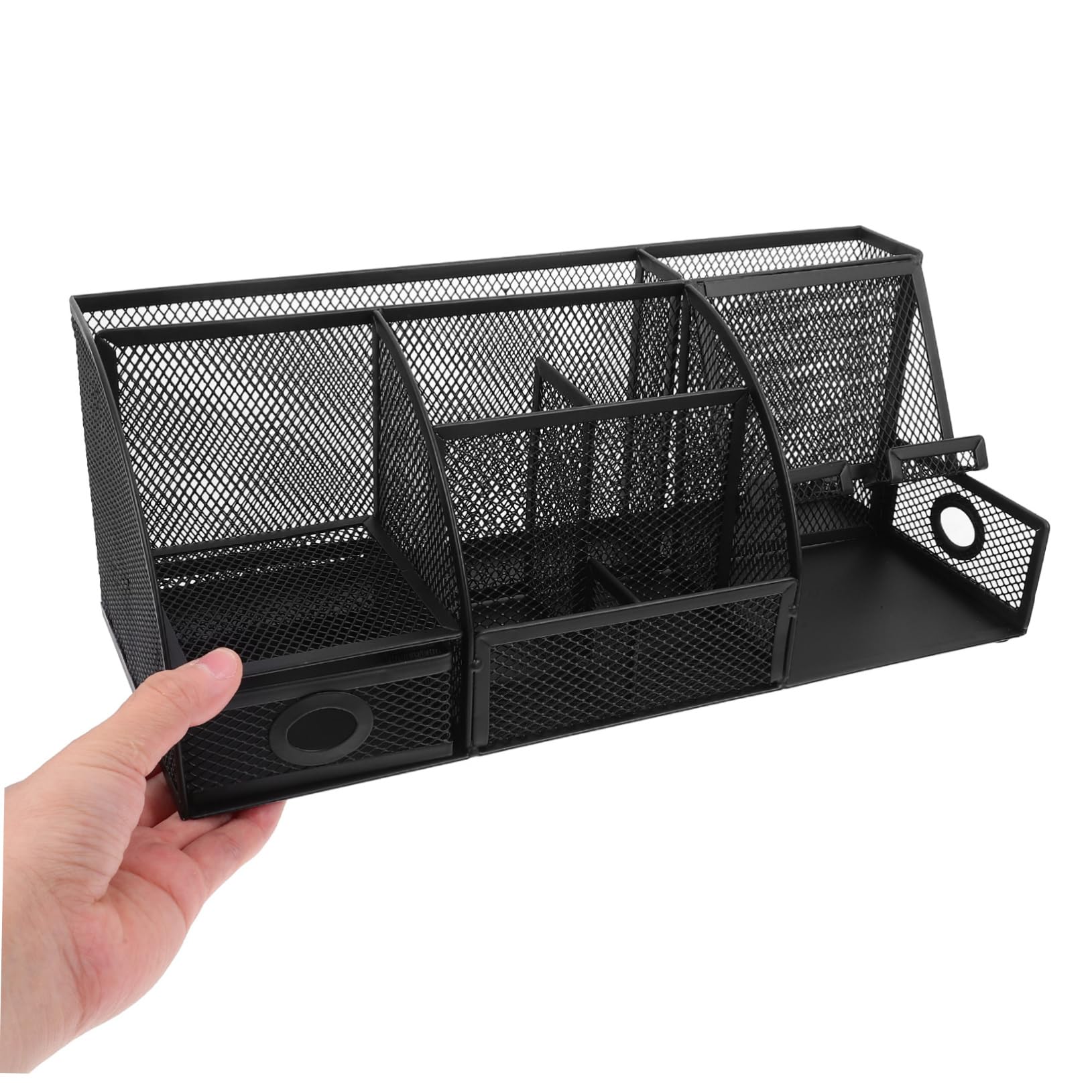 NUOBESTY Porte-stylo de Bureau Organisateur de Papeterie Boîte de Rangement pour Fournitures Conteneur de Rangement de Table Compact