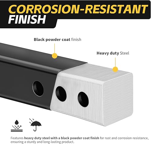 Miniatura 5 de MaxxHaul 50650 Elevador de enganche de remolque para receptores de 2 pulgadas con elevacióncaída de 6 pulgadas
