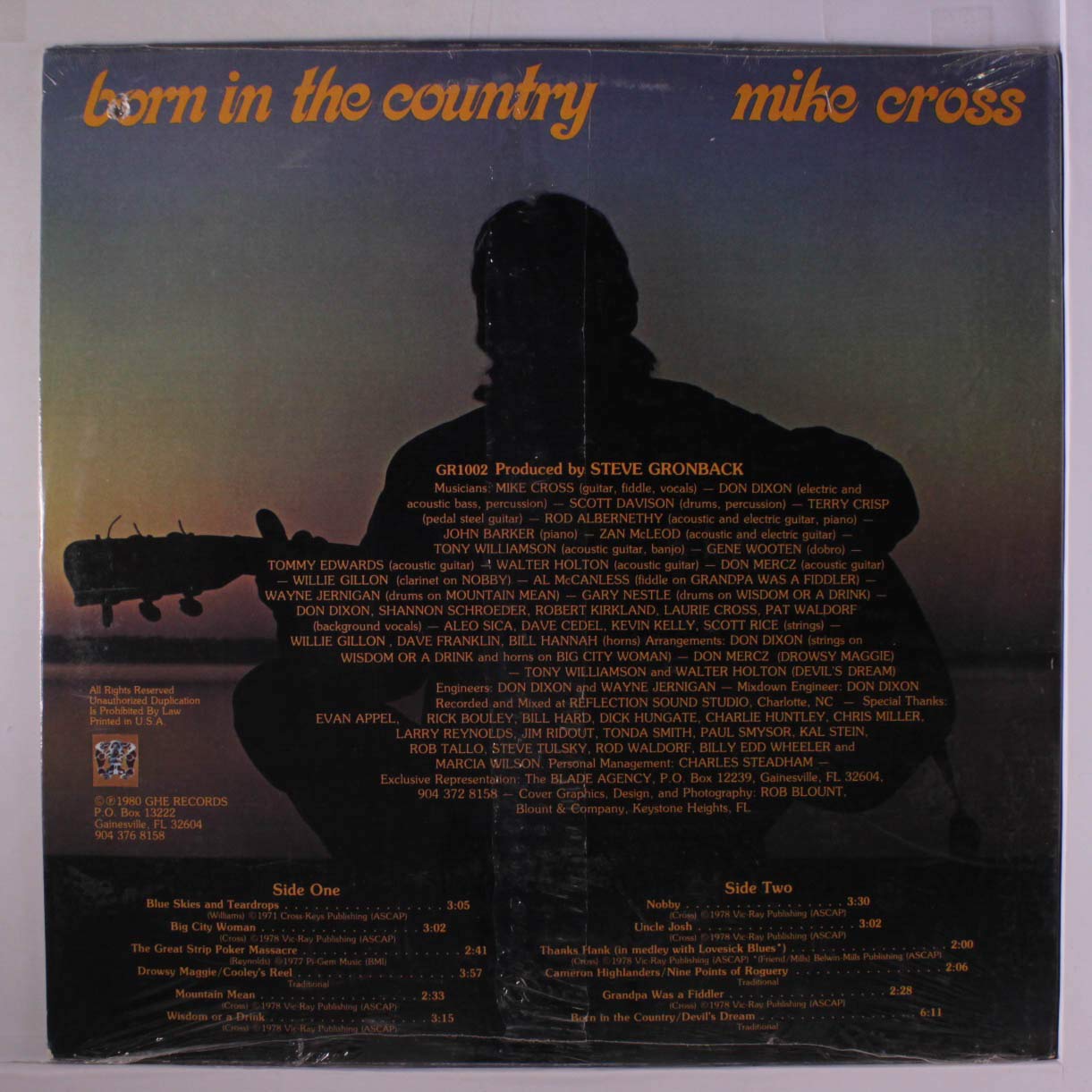 born in the country