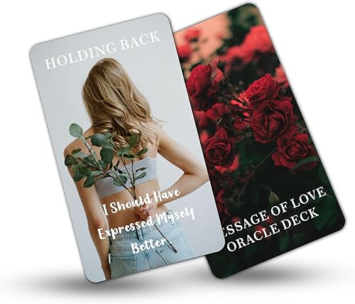 Miniatura 4 de DPEHAKMK Mensaje de amor Oracle Cards, tarjetas Oracle para principiantes, incluyendo amor, romance, llama gemela, mensajes de alma gemela