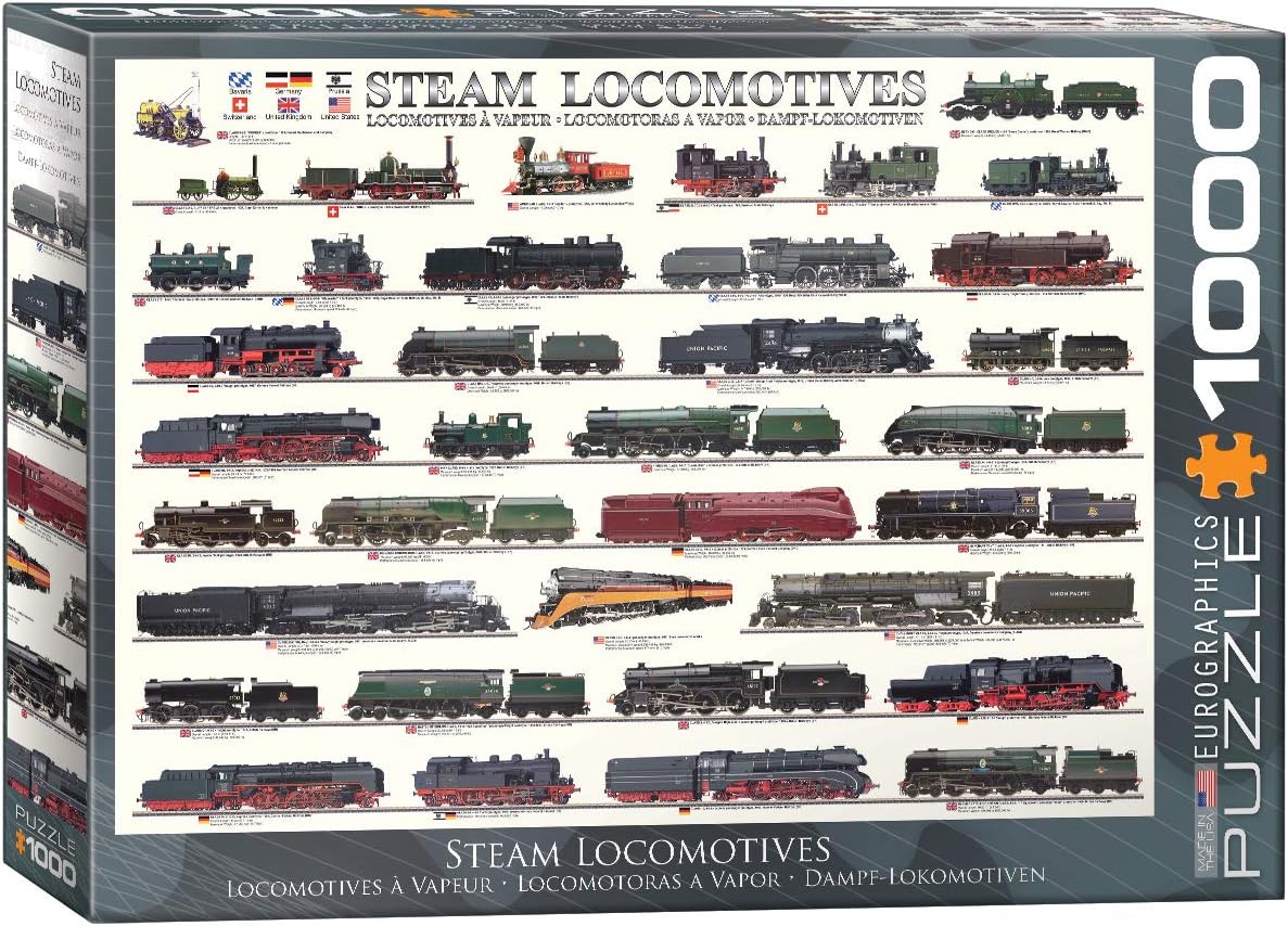 EuroGraphics Steam Locomotives 100-Piece