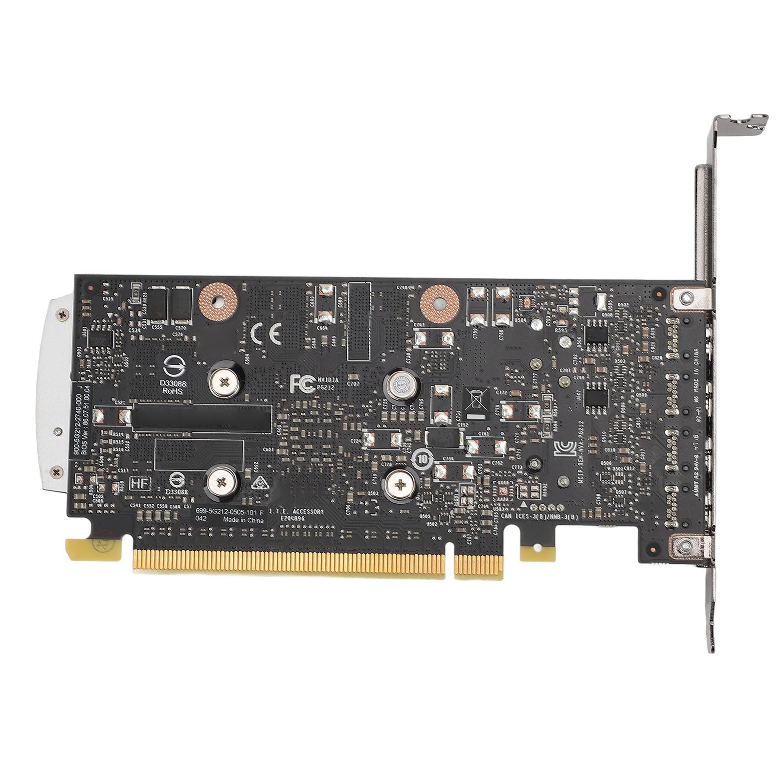 Denash Scheda Grafica per Quadro P620, Scheda Video PCI Express 3.0 X16 da 2 GB GDDR5 128 Bit con 512 Core e Ventola di Raffreddamento, per Rendering di Modellazione 3D e Display
