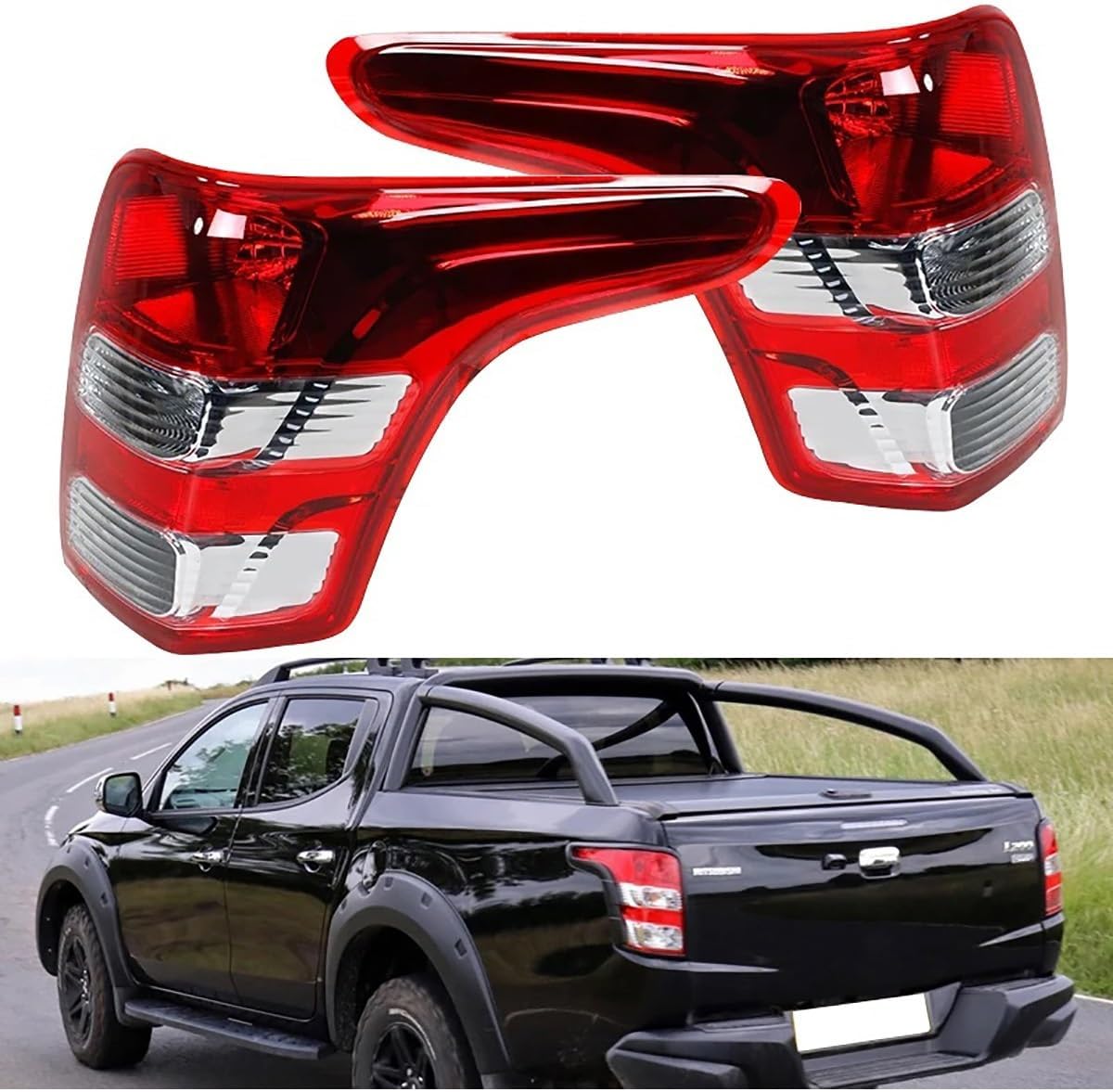 Turn Signal Lights for L200 2015 2016 2017 Car Rear Light Tail Lamp Without Bulbs 8330A944 8330A943 Tail Light Cover