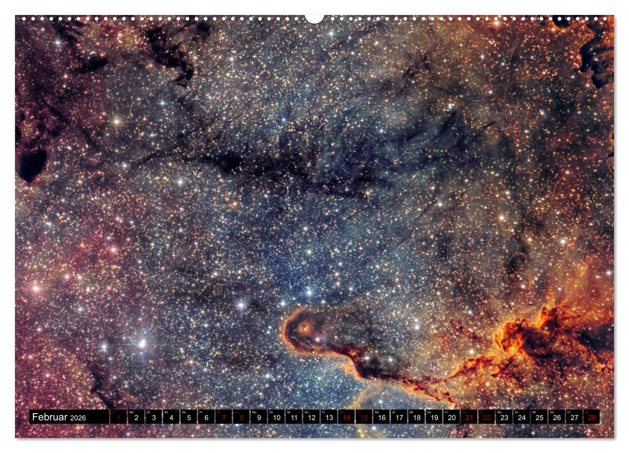 Deepsky 2026 (hochwertiger Premium Wandkalender 2026 DIN A2 quer), Kunstdruck in Hochglanz: Neue Bilder des bekannten Astrofotografen (CALVENDO Wissenschaft)