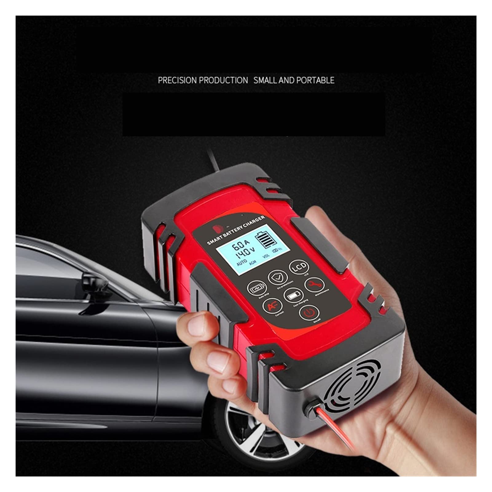 Urządzenia do ładowania akumulatorów samochodowych Ładowarka samochodowa Smart Pulse Carger 1 2V24V. W pełni automatyczna ładowarka baterii Utrzymuje akumulator kosiarki samochodowej i motocyklowej