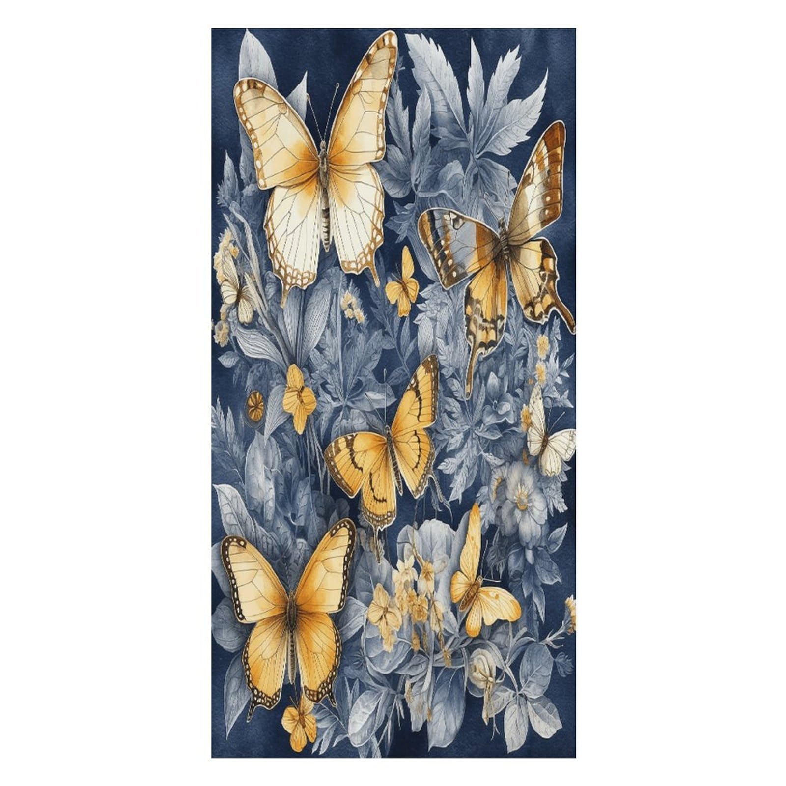 Adfgyerh Unisex Style Several Species Of Butterflies Bath Towels Beach Towel Lightweight Quick Dry, Bath Towel For Travel Sports Pool Swimming Bath Camping Yoga Adults160x80cm