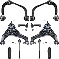 Vista 226 de Detroit Axle - Kit de suspensión delantera RWD de 10 piezas para Chevy GMC Silverado Sierra 1500 1999-2006, 2 brazos de control superior, 2 rótulas