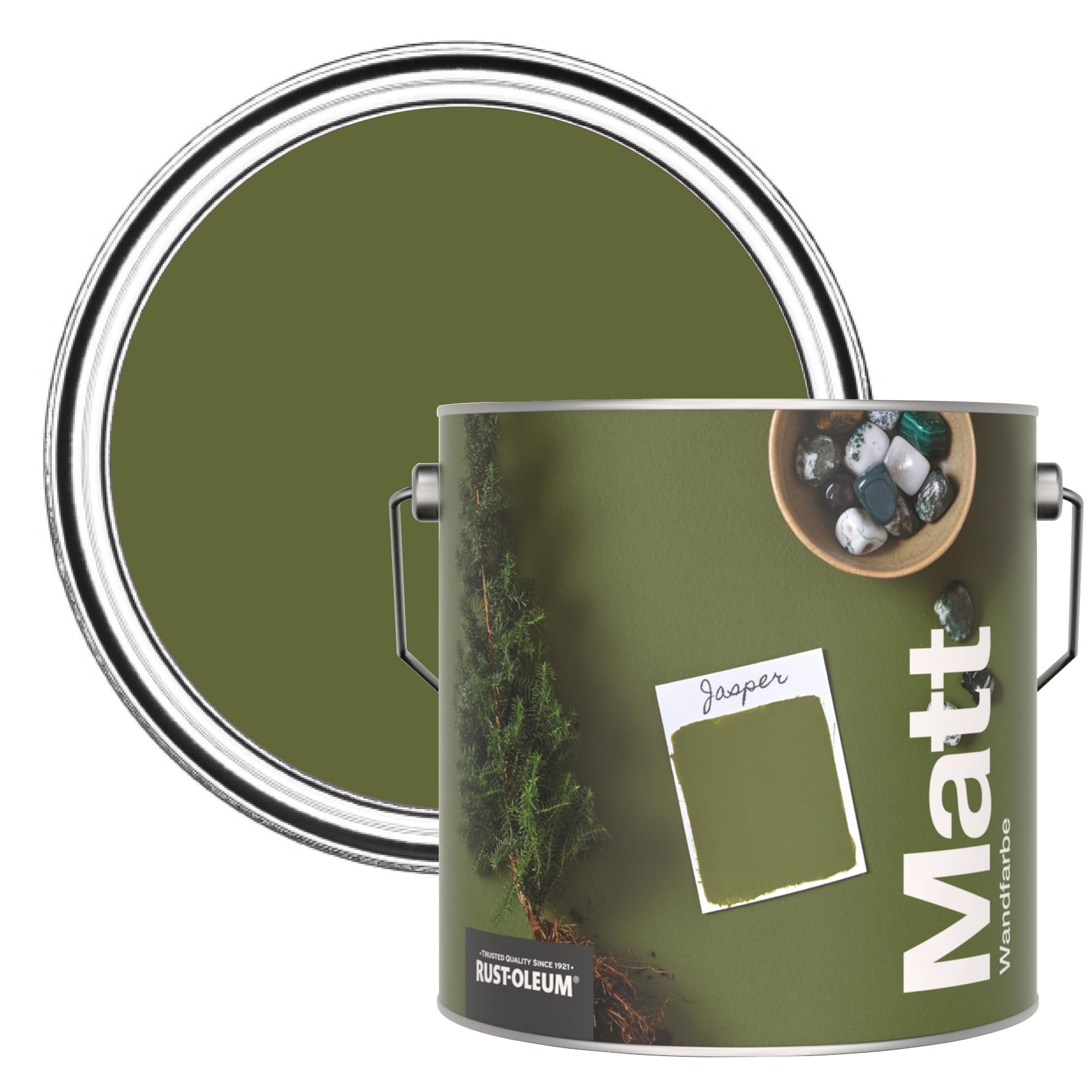 Rust-Oleum Colours Matt Emulsion Wall And Ceiling Paint - Bramwell 2.5L