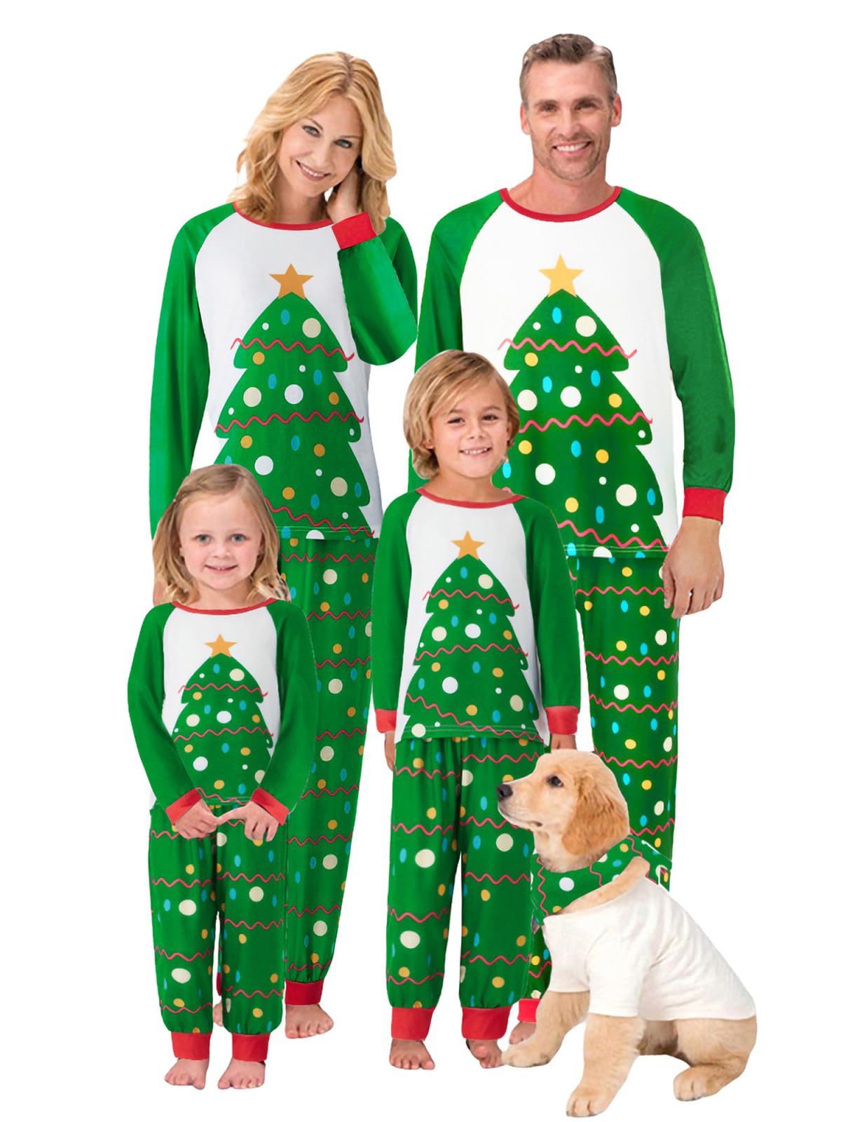 Awoscut Family Christmas Pajamas Matching Pajamas for Family, Xmas PJs Sets Holiday Sleepwear