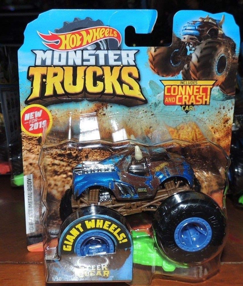 hot wheels monster truck connect and crash