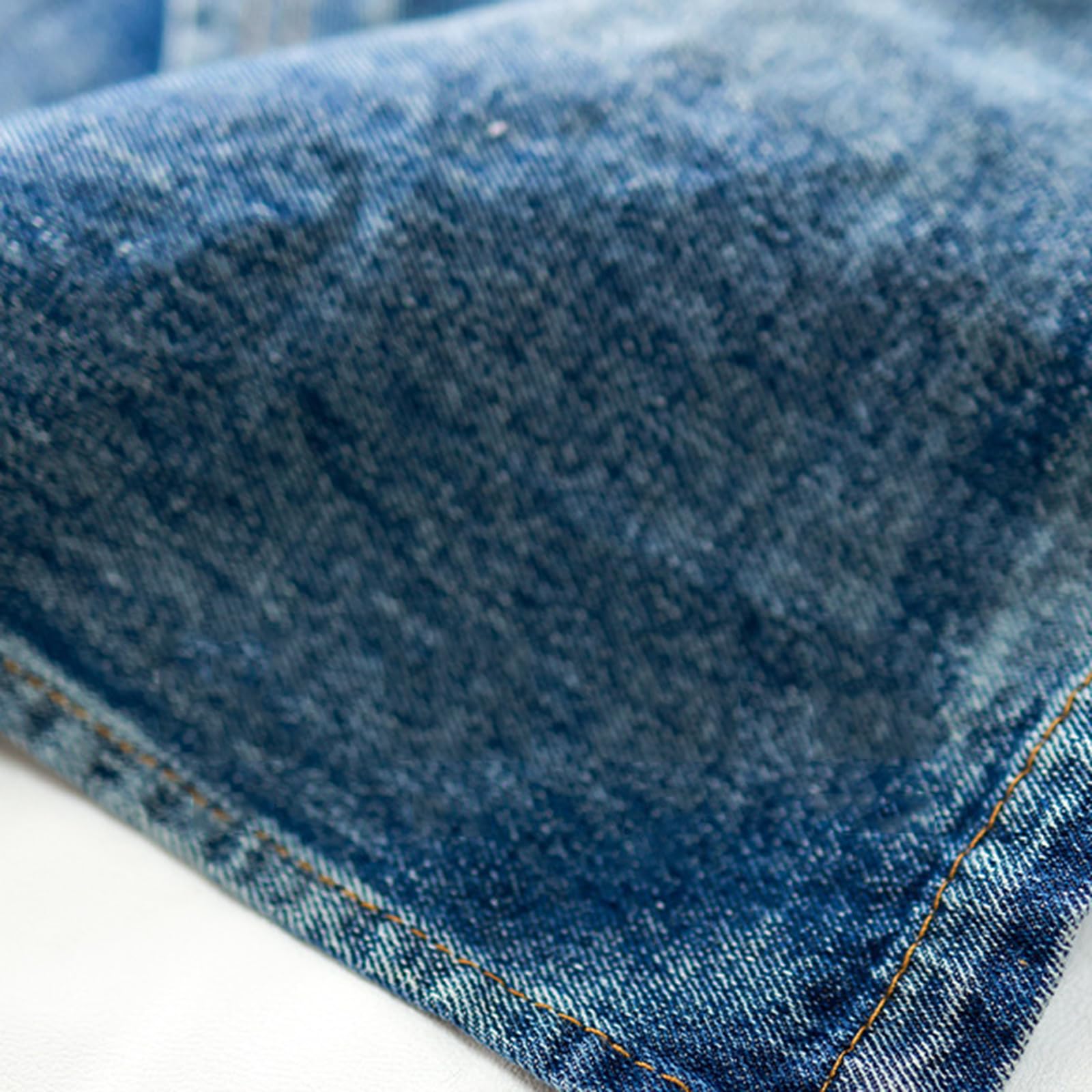 Tabliers, Tablier de travail en jean avec poches, tabliers for chef, coiffeur, cuisine, du bois, for hommes et femmes, bleu