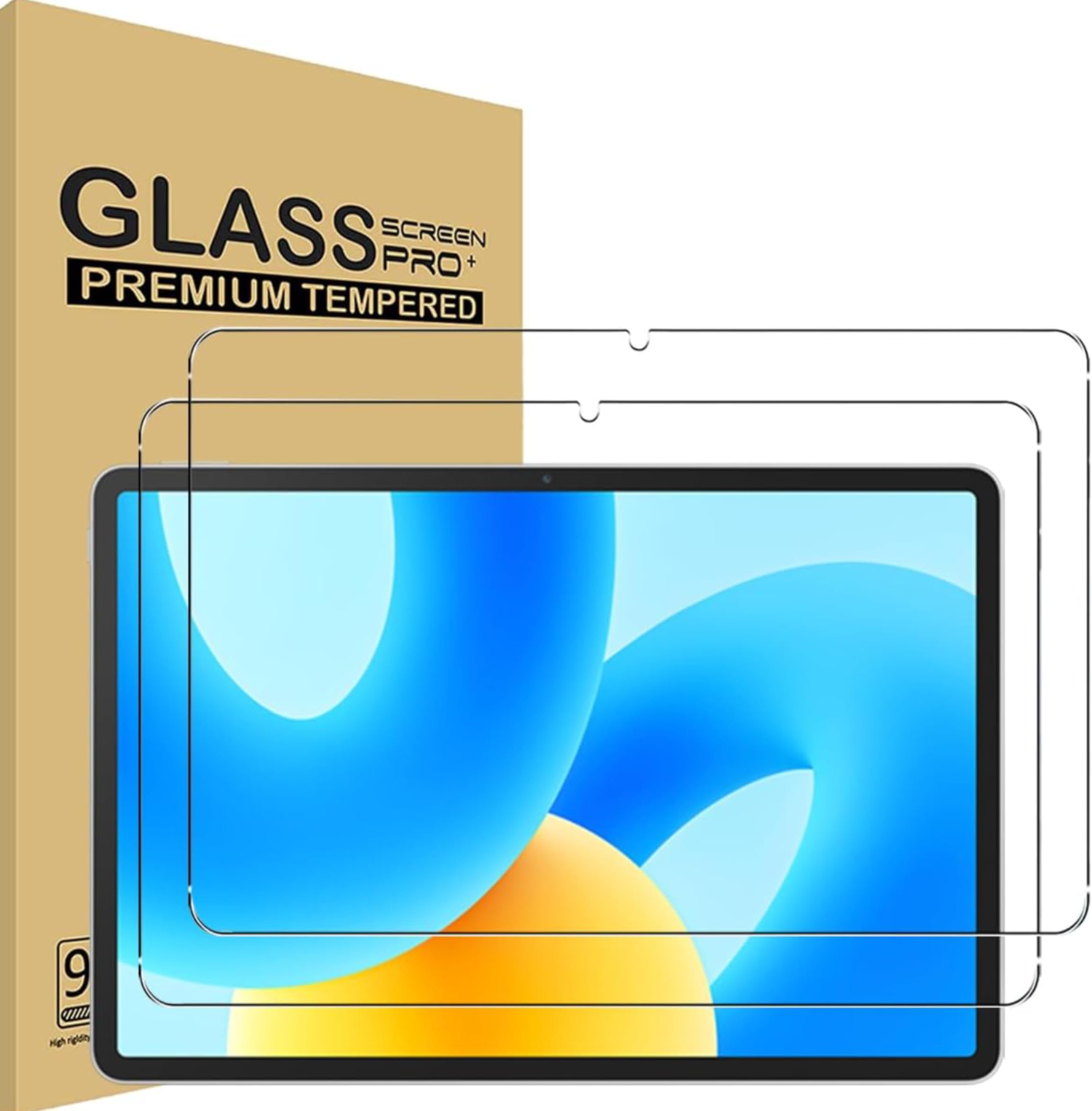 Vurtboly 2Pack Screen Protector Compatible with Huawei MatePad 11.5 2023, Anti Scratch 9H Hardness Protective Film Premium HD Clarity Tempered Glass Friendly Designed for Huawei MatePad 11.5 inch 2023