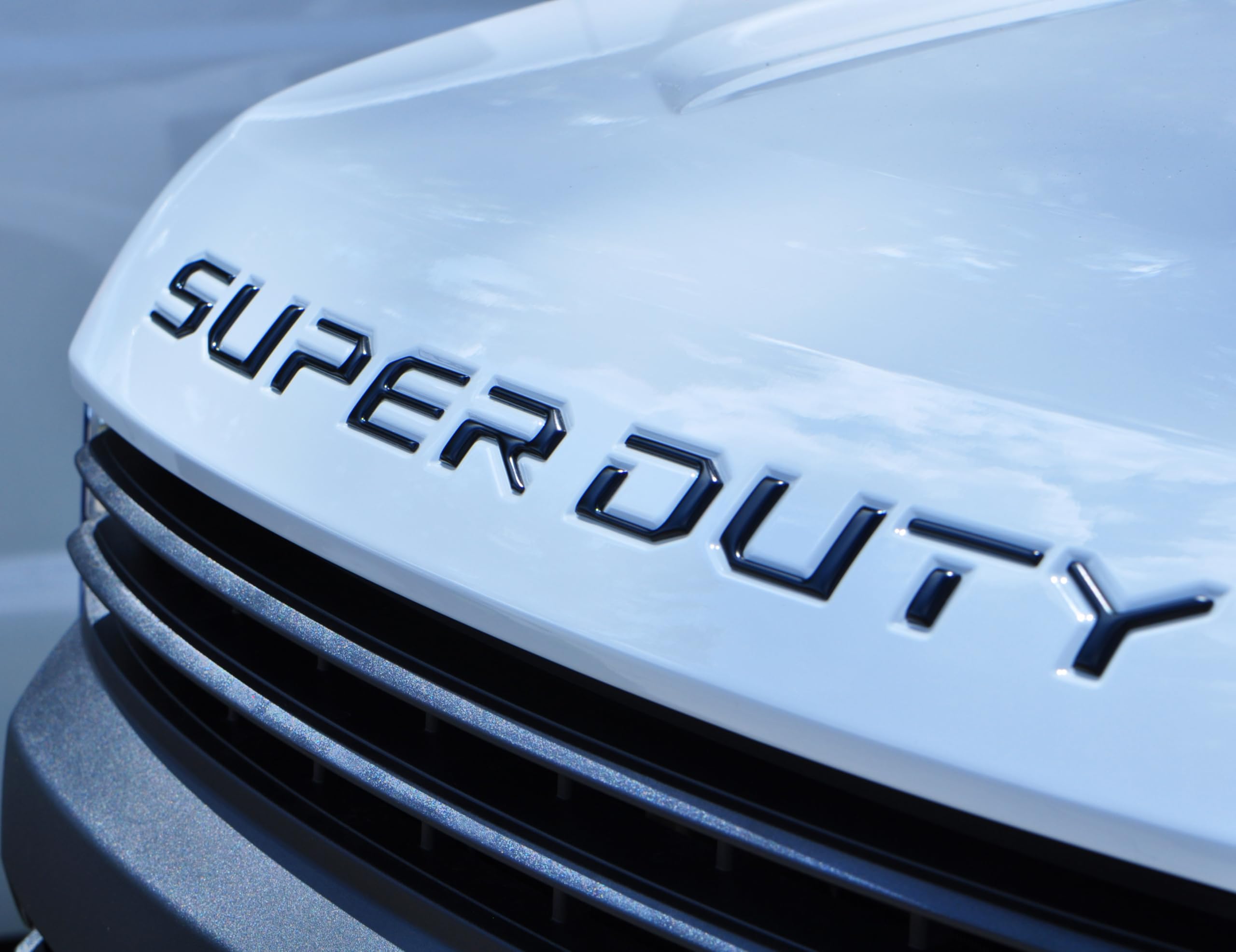 Hood Letter Inserts - Compatible with 2017-2022 Ford Super Duty