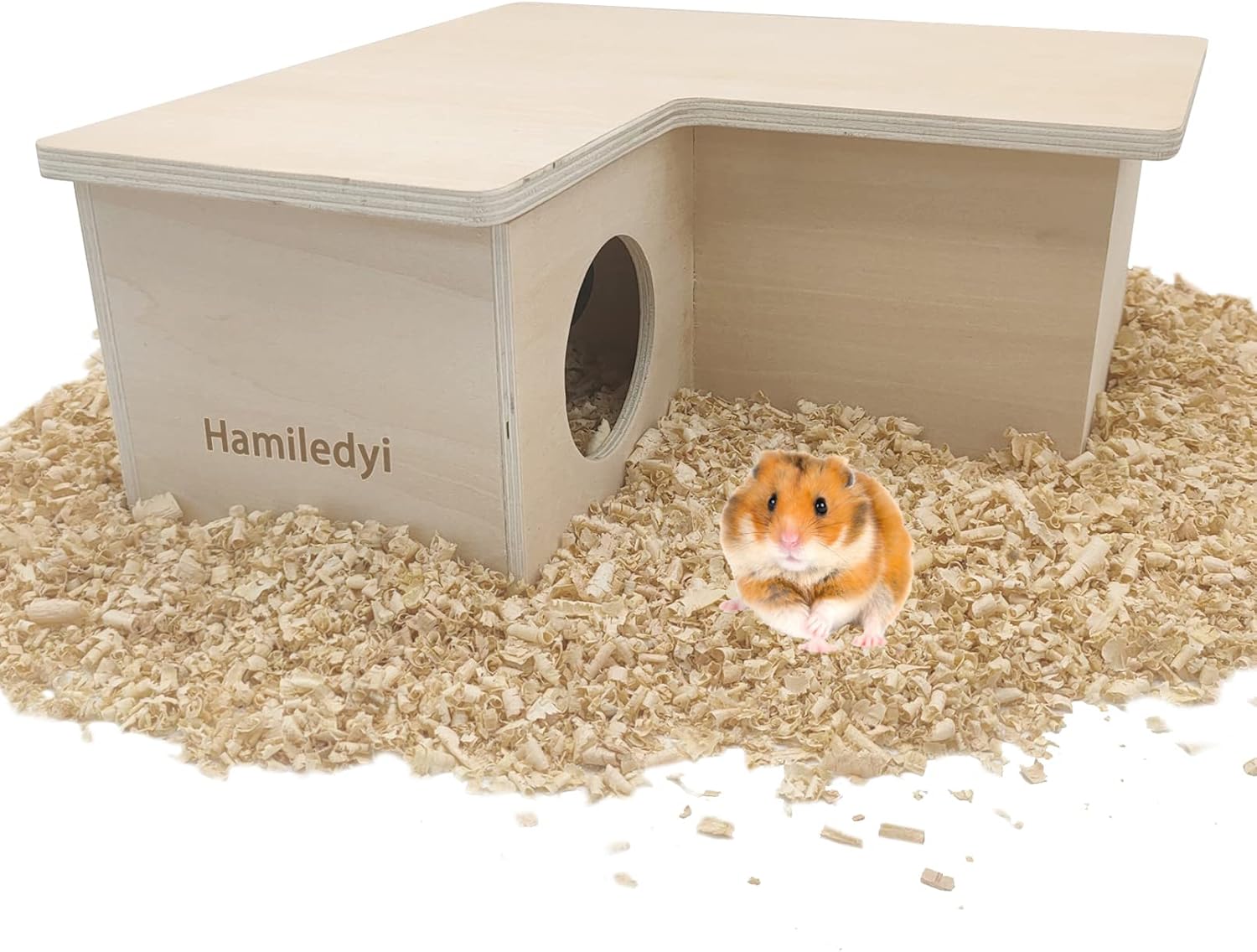 Hamiledyi Hamster Maze Kit MultiRooms Hamster House with Cover Rats Activity Room