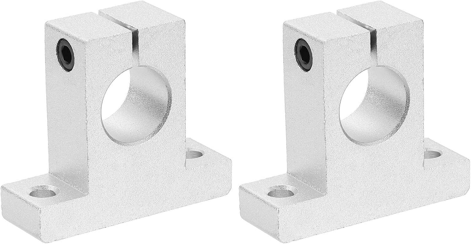 Toolparts And Accessories 2 Pcs SK20 Aluminum Linear Motion Rod Rail Guide Support For 20mm Dia Shaft (#CN#130824-06635)