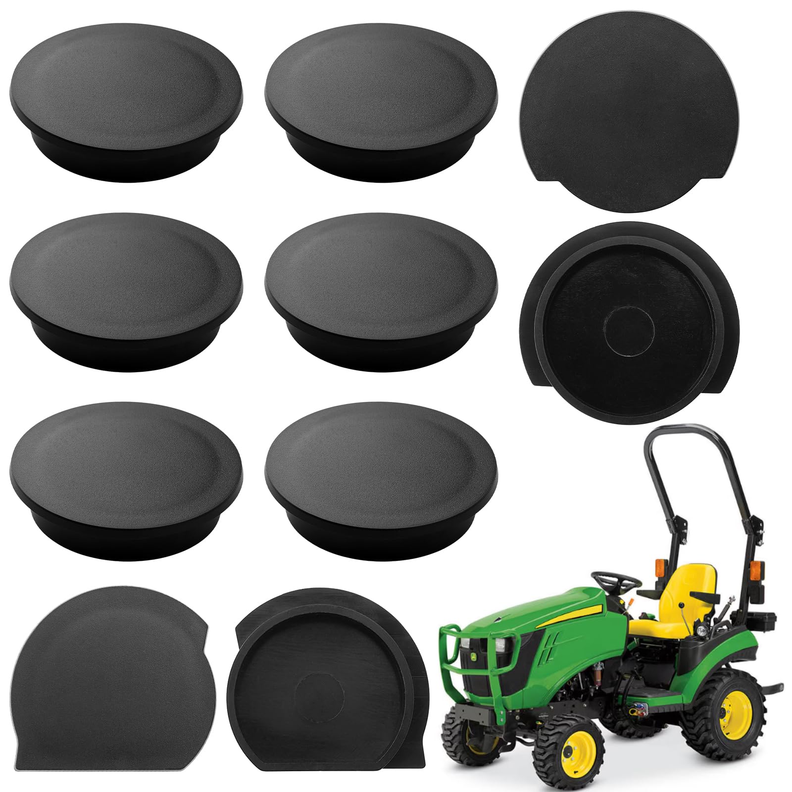 Photo 1 of JERBOR 10PCS Floor Caps Plugs for John Deere 1025R Tractor Floorboard Compact Tractor Loader Caps Plugs Floorboard