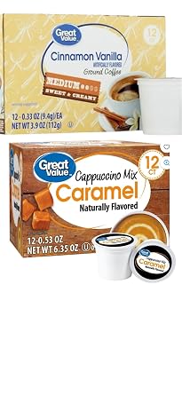 Great Value Donut Shop Pods - 24 Pack Medium Roast Arabica Ground Coffee Pods