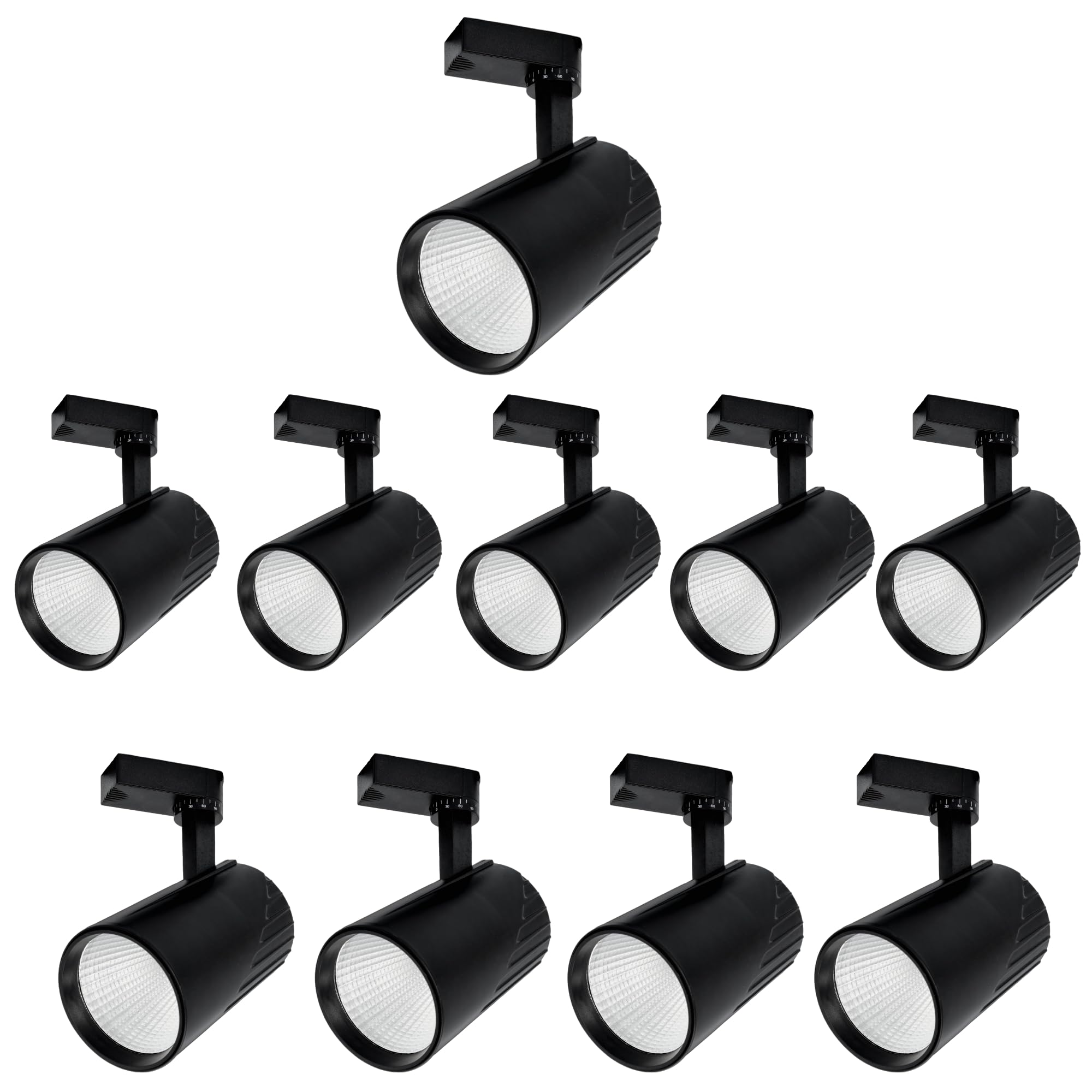 JANDEI LED-Schiene Deckenstrahler 30W 3000K 3000 Lumen 185V-265V AC einphasig Aluminium