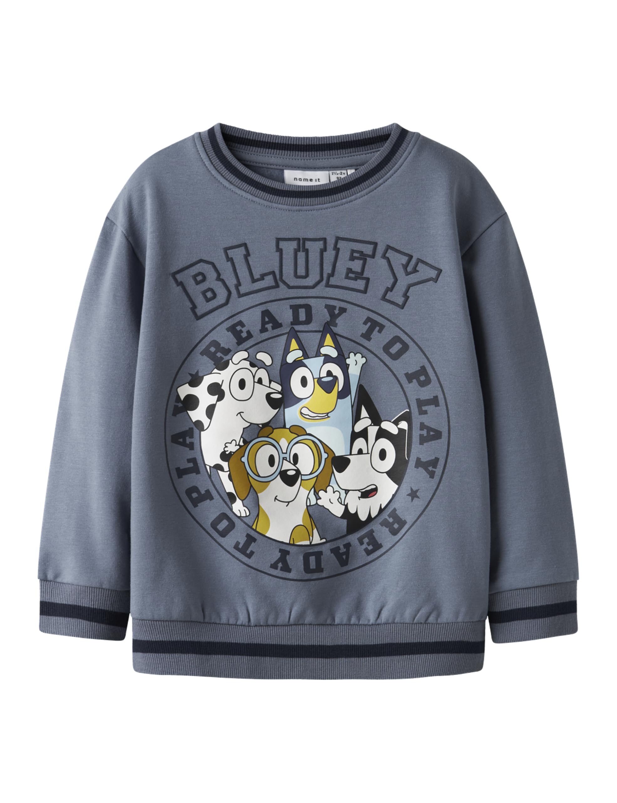 NAME IT Jungen Nmmnimbu Bluey Nreg Sweat Bru Sky