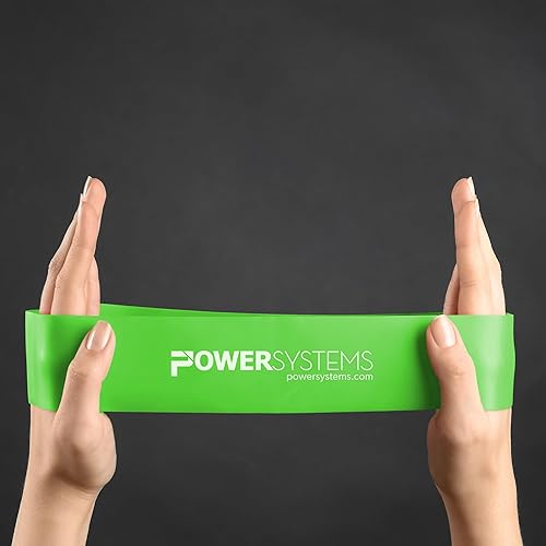 Miniatura 7 de Power Systems Versa Loops - Bandas de resistencia de grado comercial, kit de bandas de bucle de ejercicio para entrenamiento, bandas elásticas para