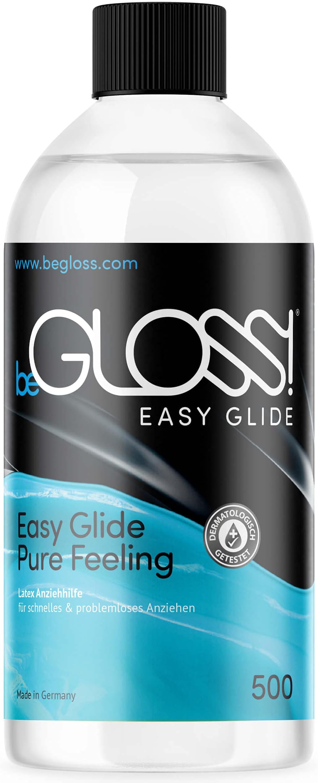 Begloss Easy Glide 500 ml with Latex Dressing Aid Dressing Oil Latex Rubber & Clothing