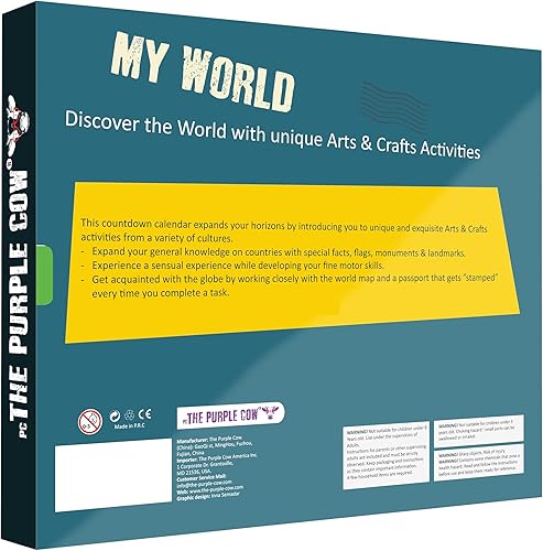 Miniatura 2 de Calendario de Adviento My World 2023 "Visita" 24 países y vuelve justo a tiempo para el día de Navidad. Explora diferentes culturas, crea tu regalo