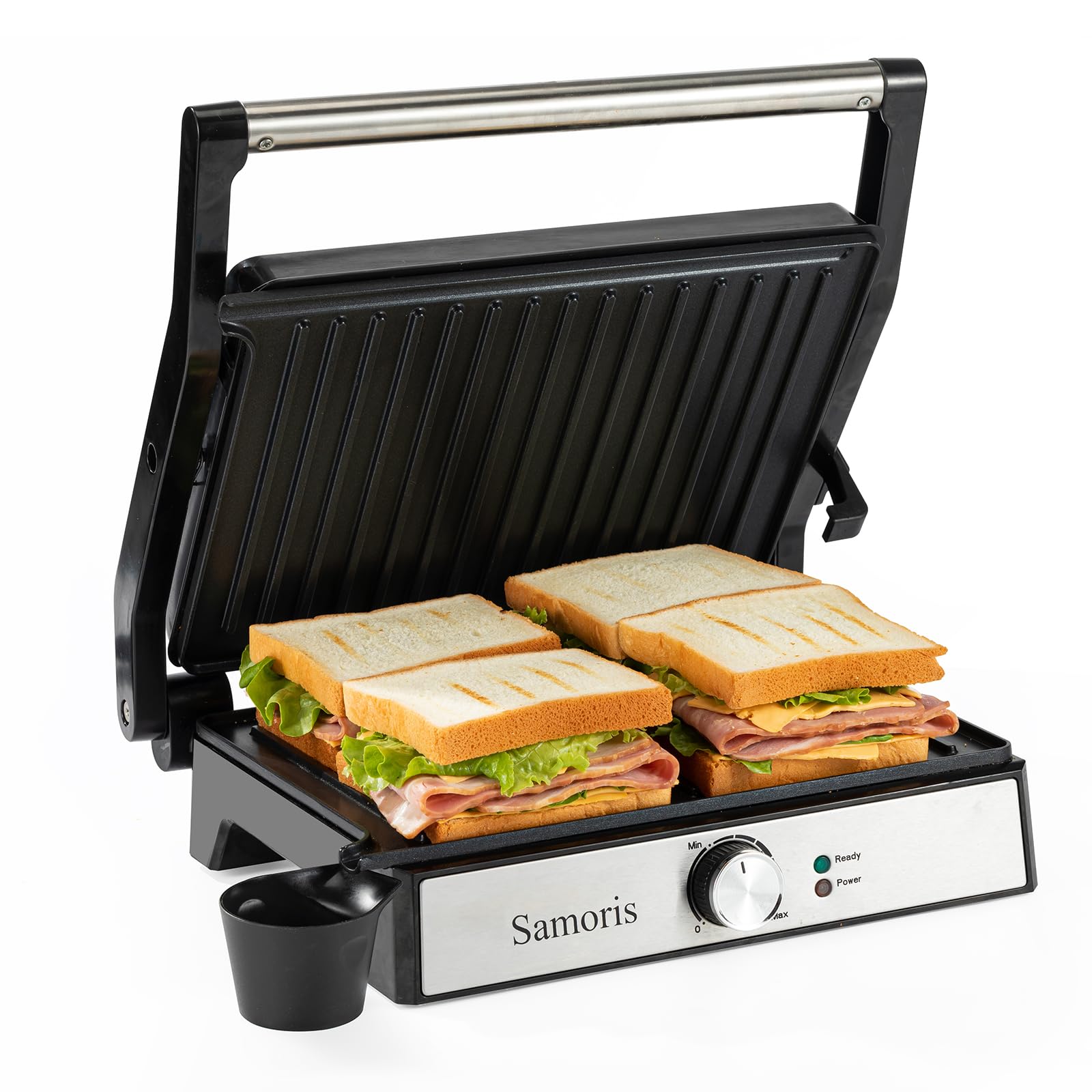 Sandwich Maker Panini Press Grill Sandwich Toaster Slice Non