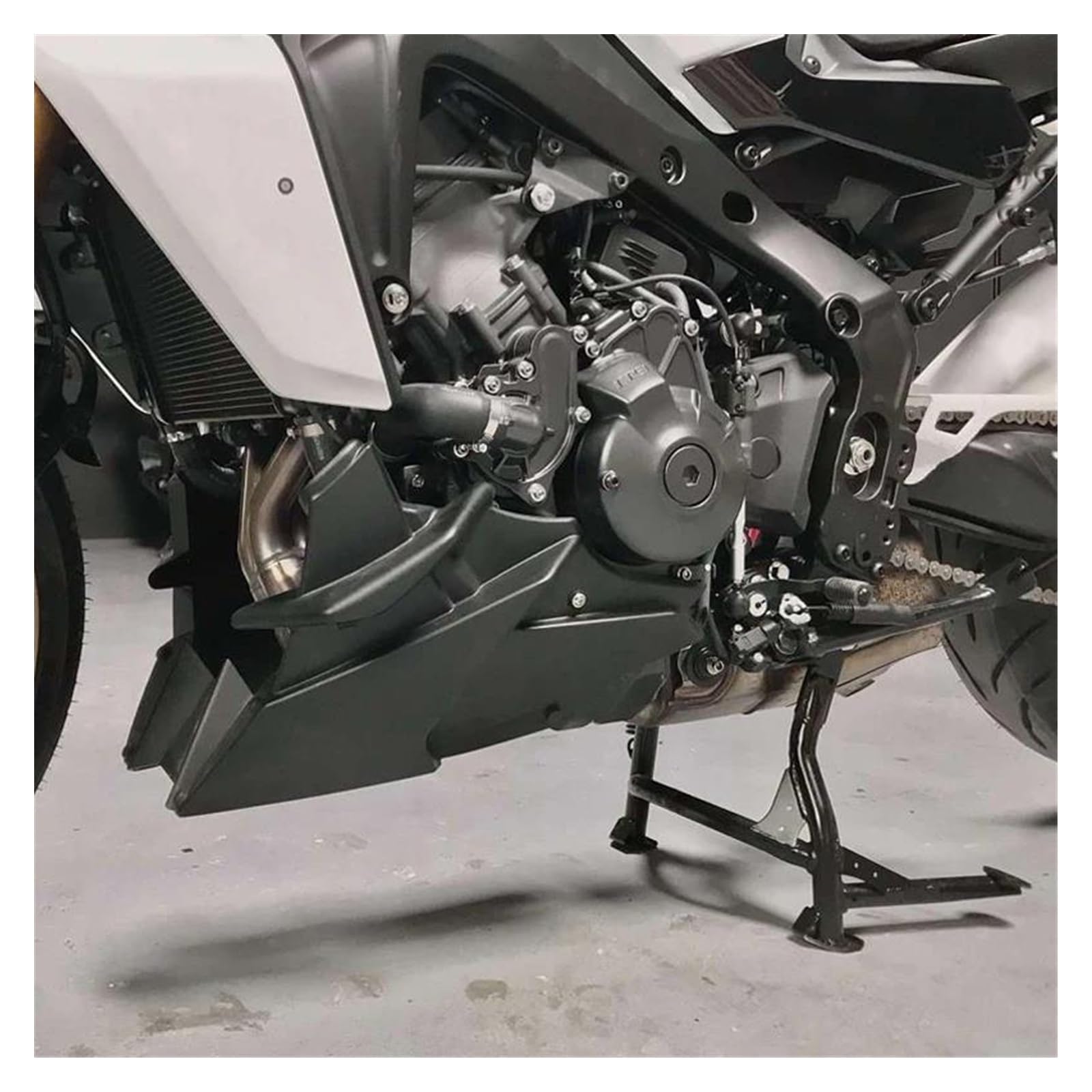 Aileron Moto Aérodynamique Pour Yamaha MT-09 / MT-09 SP / Tracer 9 GT 2014-2025 / XSR900 / FZ9 – Sabot Moteur Inférieur Carénage Garde-Boue Sportif
