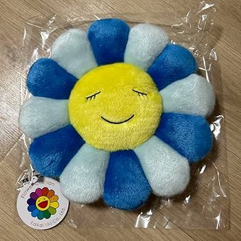 Amazon.co.jp: カイカイキキ 村上隆さんのフラワー 青 : ホーム