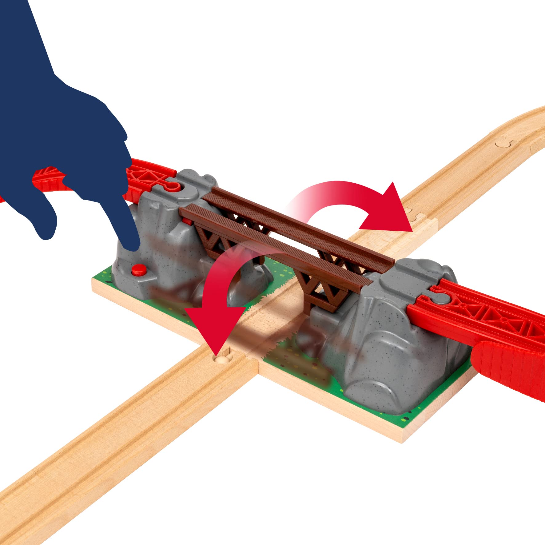 BRIO World 36004 - Smart Tech Sound Feuerwehreinsatz-Rettungsset - 41-teiliges Feuerwehrset mit batteriebetriebener Spielzeuglok für Kinder ab 3 Jahren