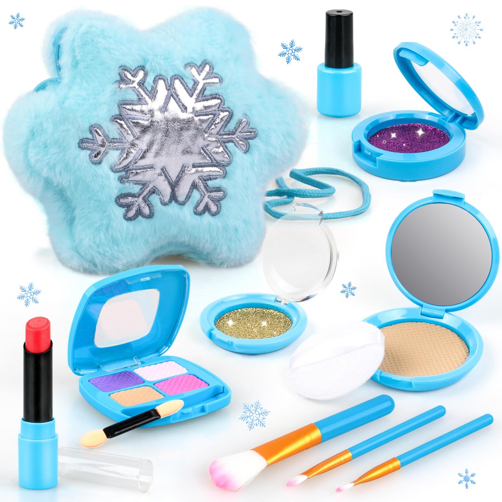 Pretend Makeup for Toddlers 3-5, Kids Play Makeup Set for Little Girls 4-6