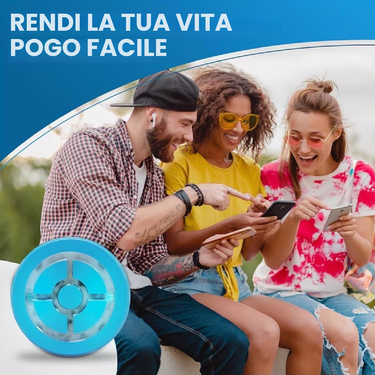 MEGACOM DuoMon 3 Versione Pro-Caricamento senza fili, Rotazione Automatica/Cattura Automatica/Dispositivo Bluetooth per Account Doppi per Poké Go, Portata di 20m, Compatibile con iOS 14+/Android 8+