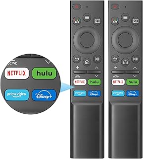(Pack of 2) Universal Remote for Samsung-Smart-TV, Upgraded Replacement-Remote BN59-01312A with 4 Hot-Keys Compatible with Samsung Frame Crystal QLED UHD HDR FHD Curved 4K 8K Smart TVs