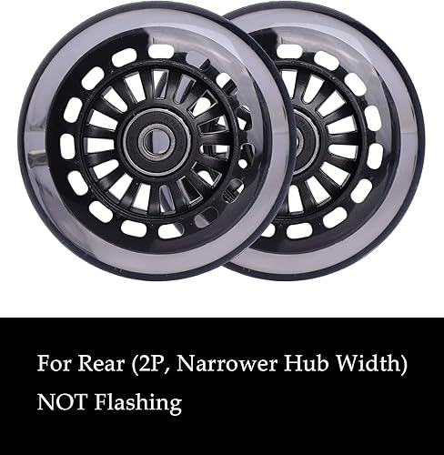 Miniatura 3 de Wiggle - Juego de ruedas de repuesto de poliuretano para automóvil delantero 2P iluminado paquete de ruedas de automóvil oscilantes trasero 2P más