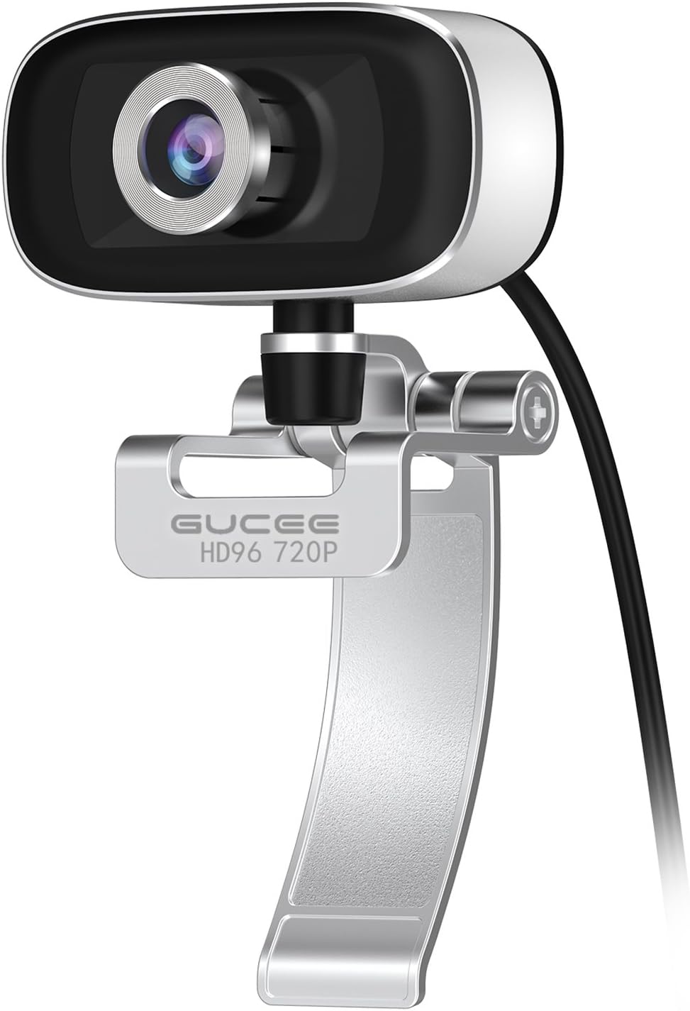 iRush Webcam 720P HD, GUCEE HD96 Skype Web Camera Wide Angle with Microphone USB Plug and Play Web Cam, Widescreen Video Callling Recording for PC Computer Laptop for Mac, Windows XP / 7/8 / 10
