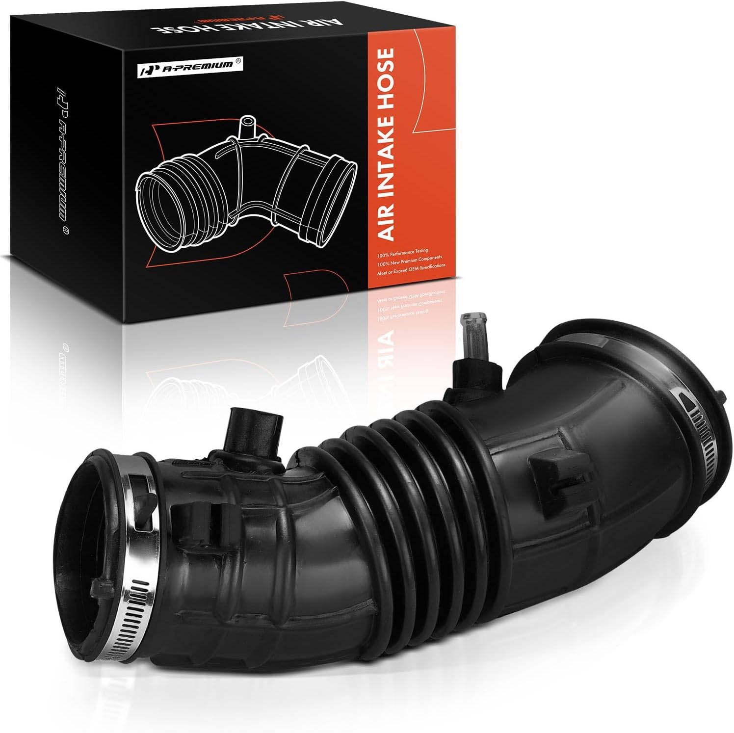 A-Premium Engine Upper Air Intake Hose Tube [fits DOHC, 4Cyl 2.4L] Compatible with Honda CR-V 2007-2009, Replace# 17228RZA000