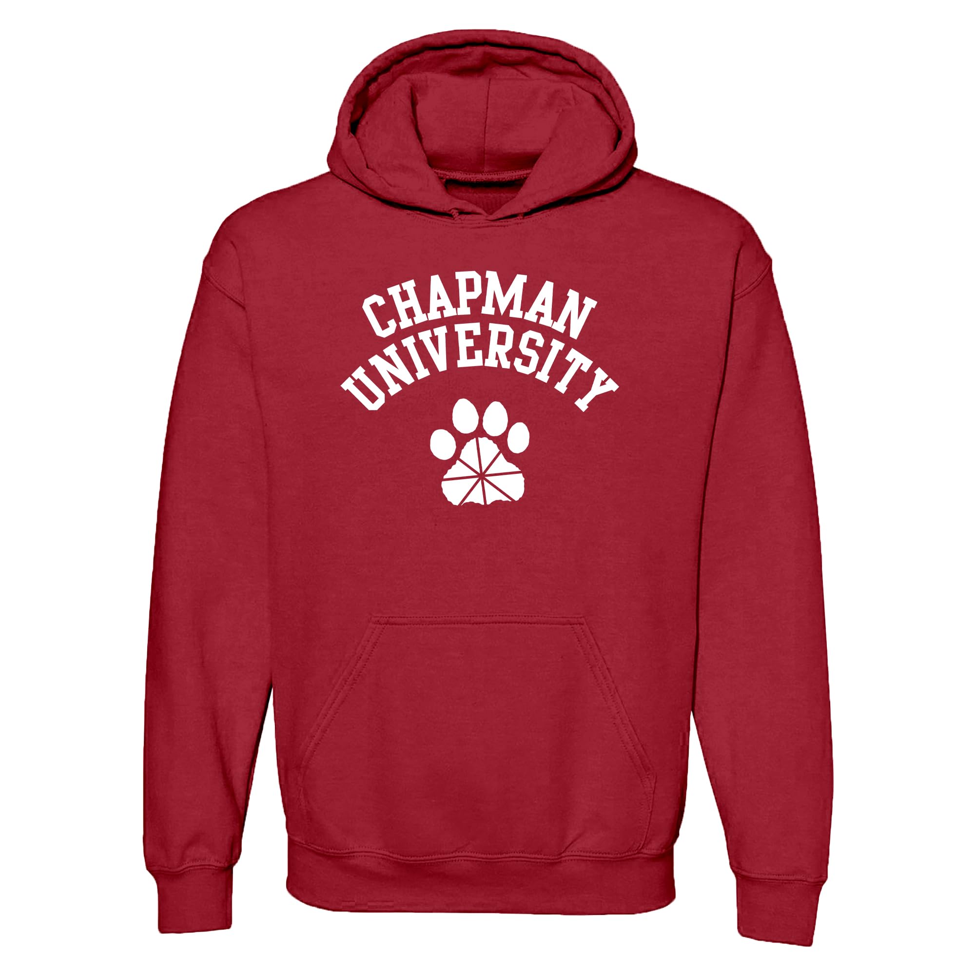 UGP Campus Apparel NCAA Officially licensed College - University Team Color Arch Logo Hoodie, Chapman University Panthers Cardinal, XXXL โ image 1