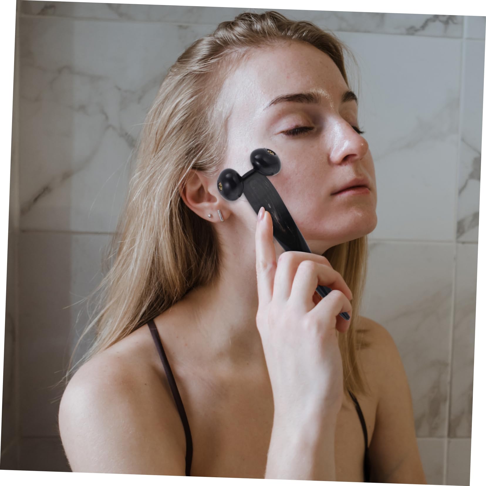 Beavorty Horn Beauty Roller for Face Care Tool Household Massage Roller Face Roller Tool Eye Beauty Tool Beauty Massage Wheel Crafts Horns Cosmetic