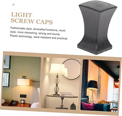 Miniatura 2 de 20 piezas de recambio de remate de lámpara decorativa perilla de luz tapa de lámpara soporte de pantalla arpa remates lámparas de acabado de níquel