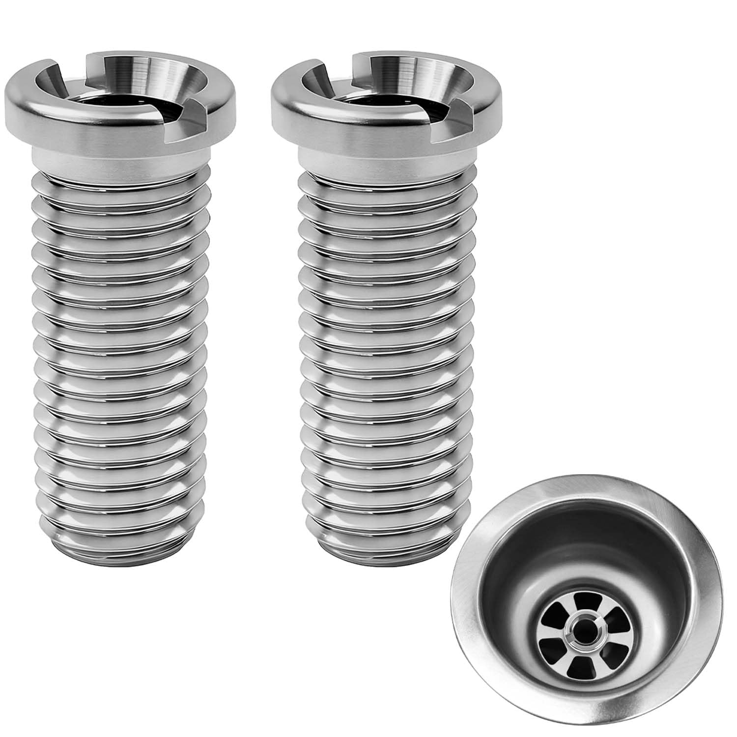 RIVIEVAL 30mm M12 Hohlschraube aus Edelstahl für Küchenspüle