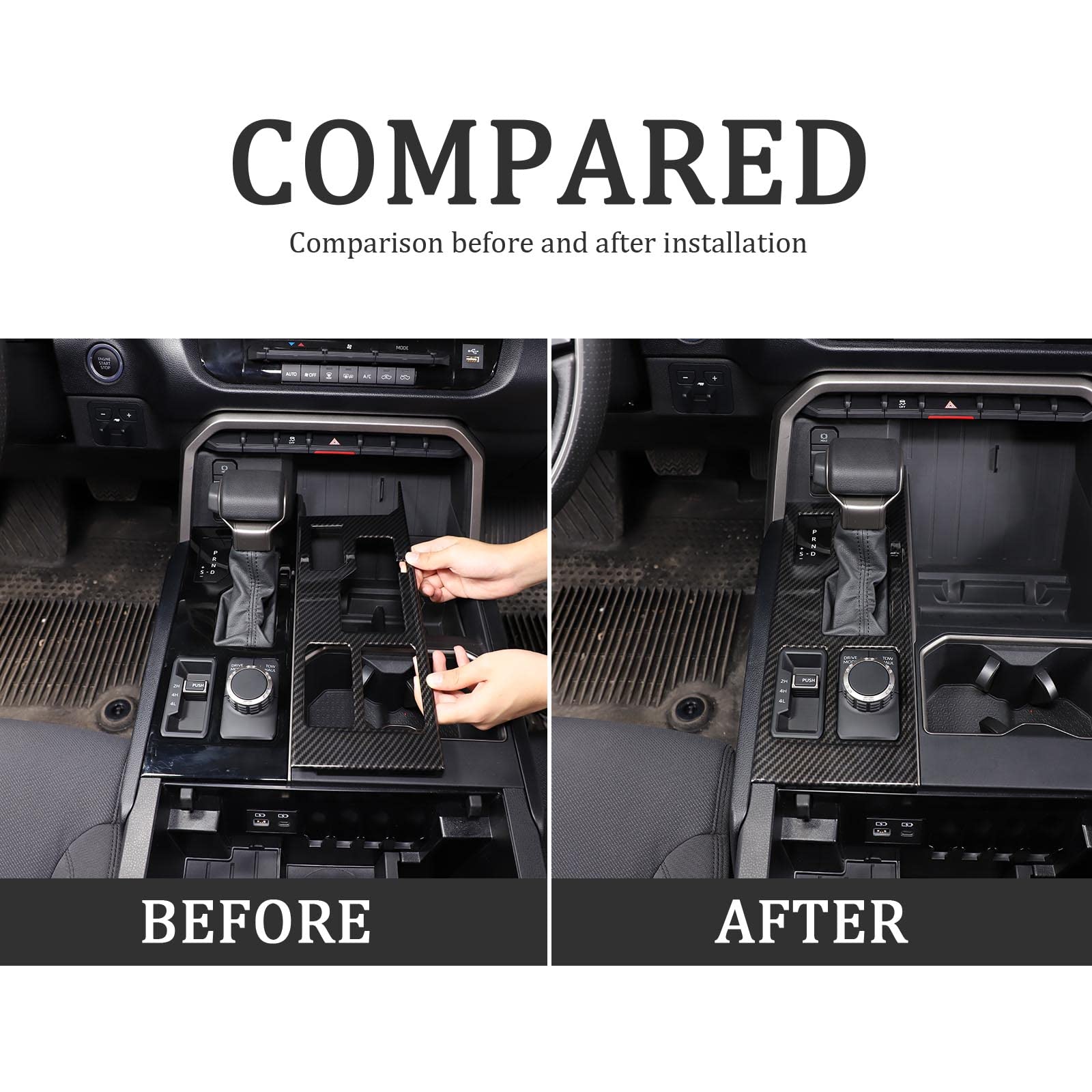 Aunginsy Center Console Navigation Panel Trim Cover Compatible With Subaru Crosstrek